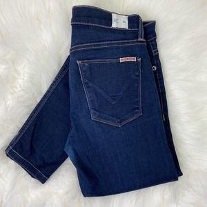 HUDSON Midrise Nico Super Skinny Jeans Dark Wash